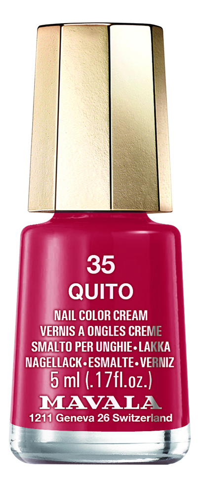

Лак для ногтей Nail Color Cream 5мл: 35 Quito, Лак для ногтей Nail Color Cream 5мл
