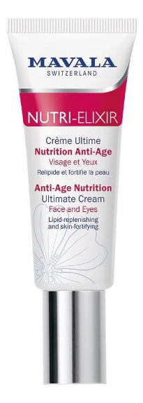 Купить Антивозрастной крем-бустер для лица и области вокруг глаз Anti-Age Nutrition Ultimate Cream 45мл, MAVALA