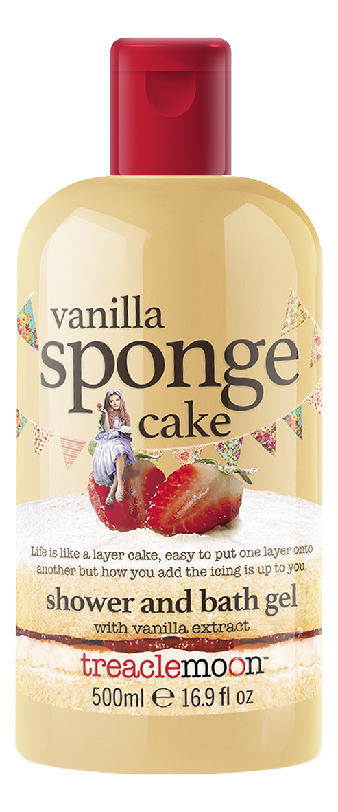 Купить Гель для душа Ванильный бисквит Vanilla Sponge Cake Bath & Shower Gel: Гель 500мл, Гель для душа Ванильный бисквит Vanilla Sponge Cake Bath & Shower Gel, Treaclemoon