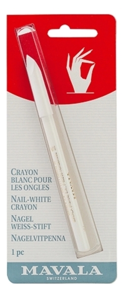 Белый карандаш для ногтей Nail-White Crayon