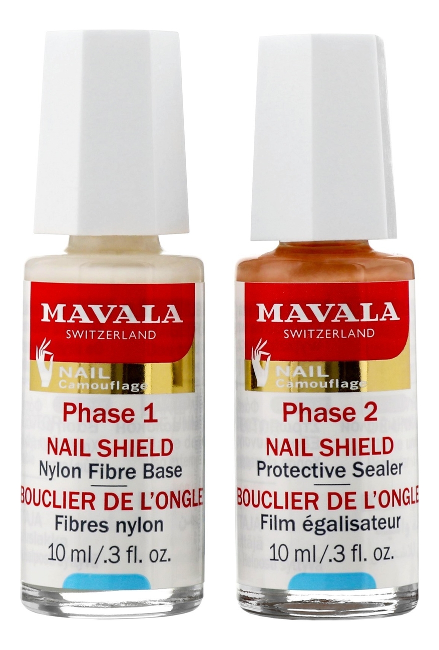 

Защитное средство для ногтей Nail Shield: Средство 2*10мл, Защитное средство для ногтей Nail Shield