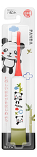 Hapica Детская электрическая зубная щетка Панда от 3 до 10 лет DBK-5GWR (белый, красный)