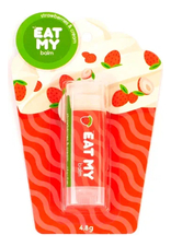 EAT MY brand Бальзам для губ Balm Strawberries & Cream 4,8г