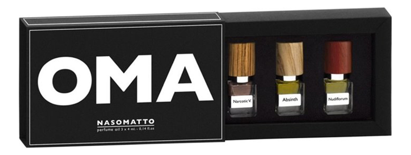 

Oma: духи 3*4мл (Narcotic V + Absinth + Nudiflorum), Oma