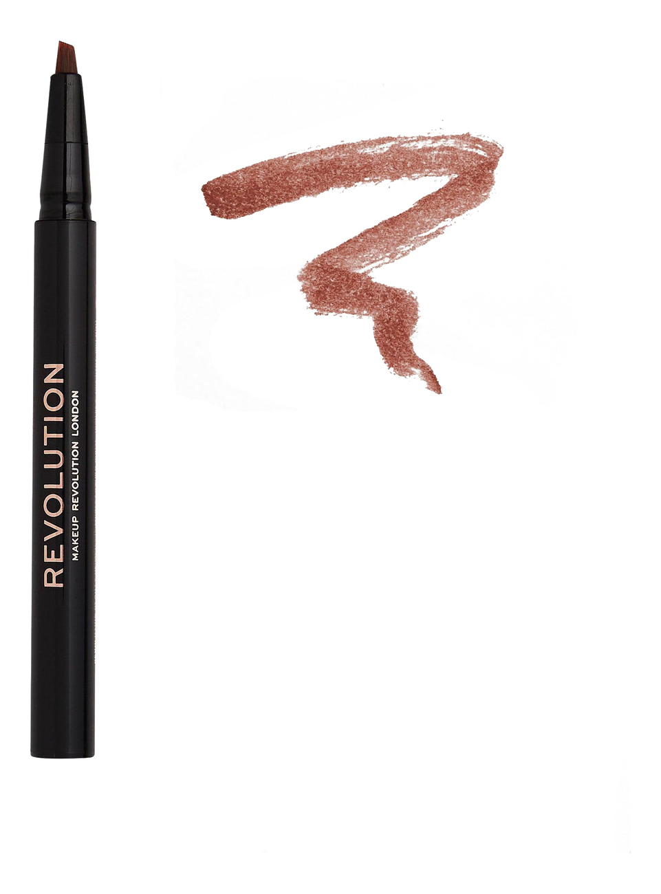 Маркер для бровей Bushy Brow Pen 0,5мл: Ash Brown маркер для бровей makeup revolution bushy brow pen 0 5