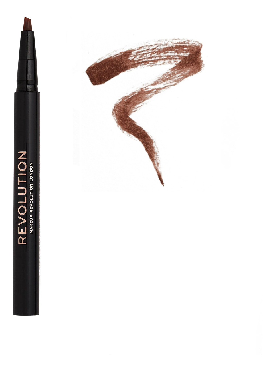 Маркер для бровей Bushy Brow Pen 0,5мл: Medium Brown маркер для бровей makeup revolution bushy brow pen 0 5