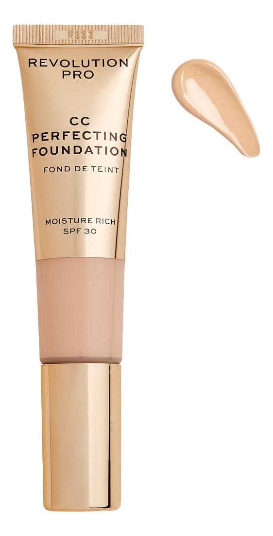 Тональная основа для лица CC Perfecting Foundation SPF30 26мл: F2.5 тональная основа revolution pro cc perfecting foundation 26 г