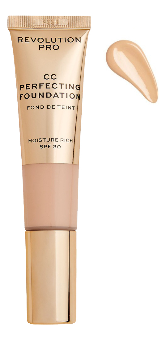 Тональная основа для лица CC Perfecting Foundation SPF30 26мл: F6.5 тональная основа revolution pro cc perfecting foundation 26 г