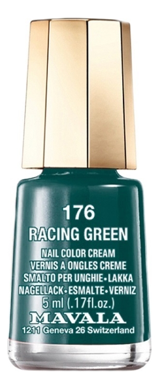 

Лак для ногтей Nail Color Cream 5мл: 176 Racing Green, Лак для ногтей Nail Color Cream 5мл