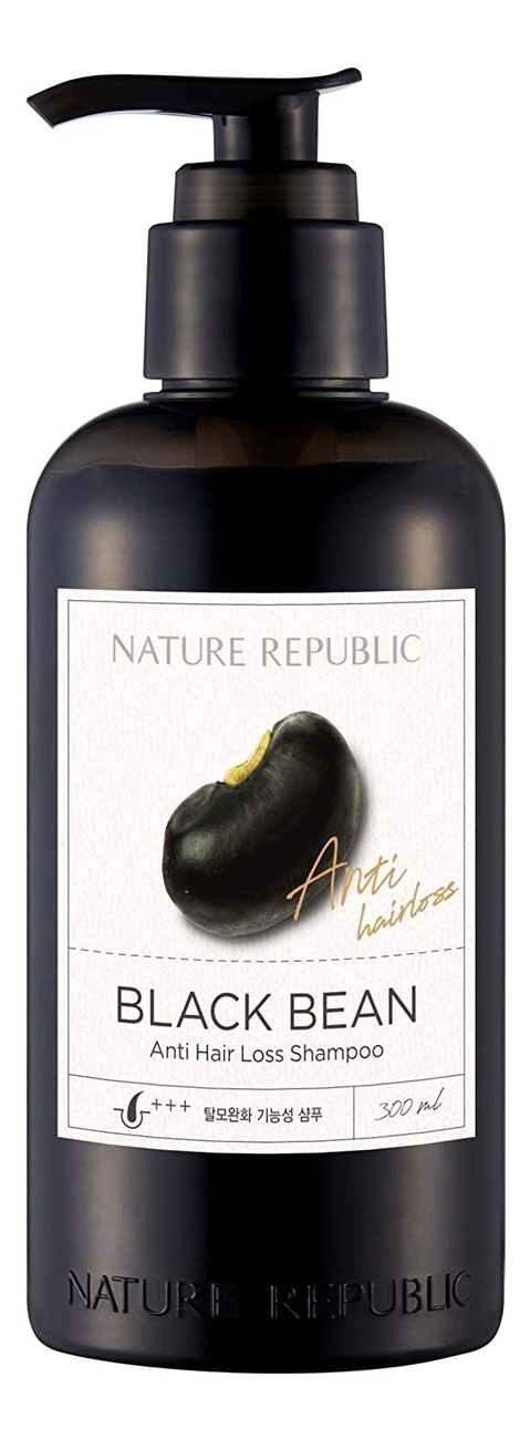 

Шампунь против выпадения волос с экстрактом черной фасоли Black Bean Anti Hair Loss 300мл
