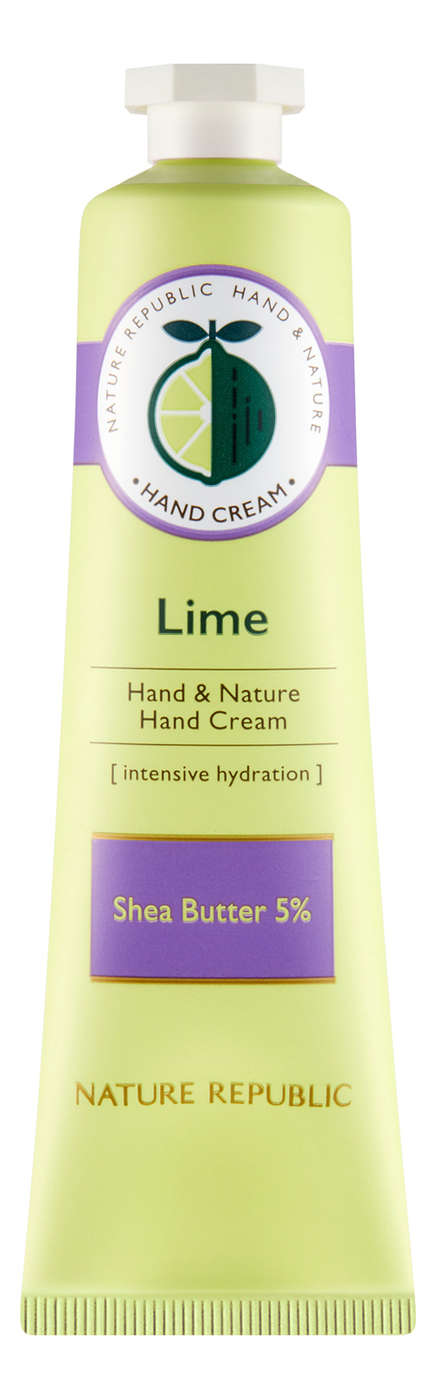 Крем для рук Hand &amp; Nature Hand Cream Lime 30мл