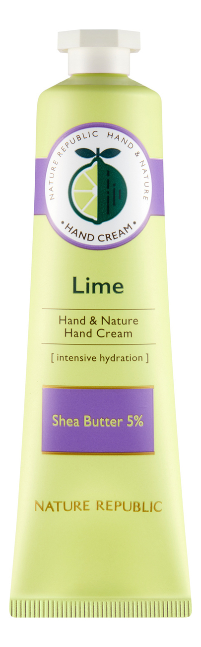 

Крем для рук Hand & Nature Hand Cream Lime 30мл