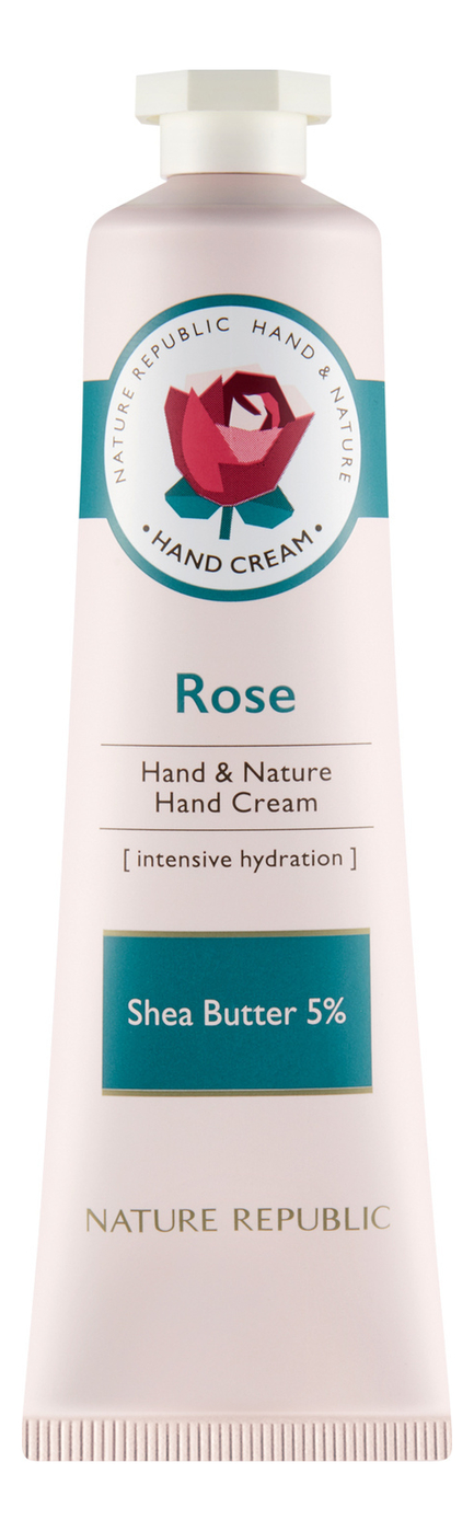 Крем для рук Hand &amp; Nature Hand Cream Rose 30мл