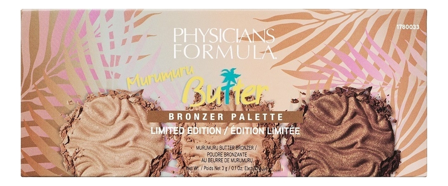 

Палетка для макияжа лица с маслом мурумуру Murumuru Butter Bronzer Palette 9г