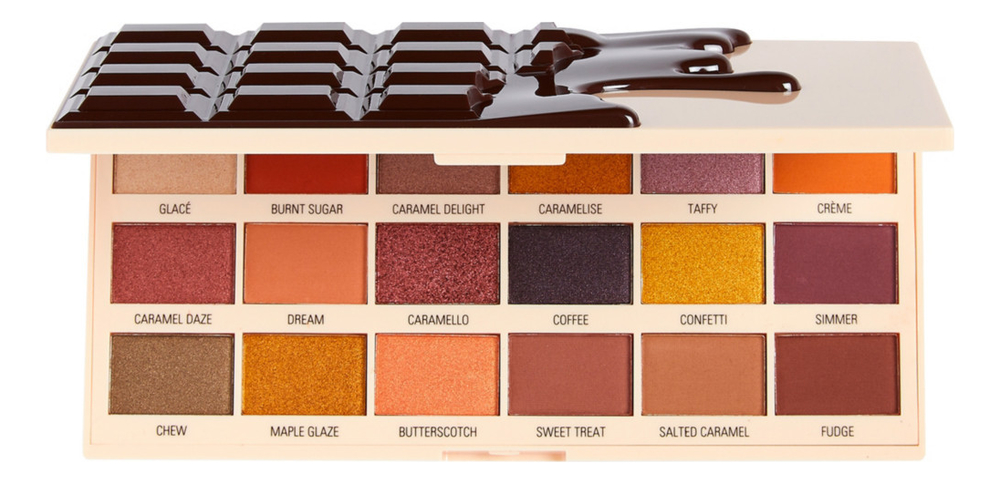 

Палетка теней для век Chocolate Caramel Nudes Shadow Palette 18г
