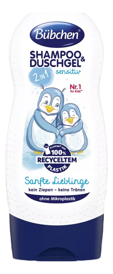 

Детский шампунь-гель для волос и тела Ласковый и нежный Shampoo & Shower 230мл