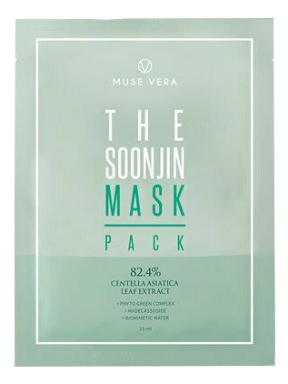 

Тканевая маска для лица Muse Vera The Soonjin Mask Pack: Маска 1шт, Тканевая маска для лица Muse Vera The Soonjin Mask Pack