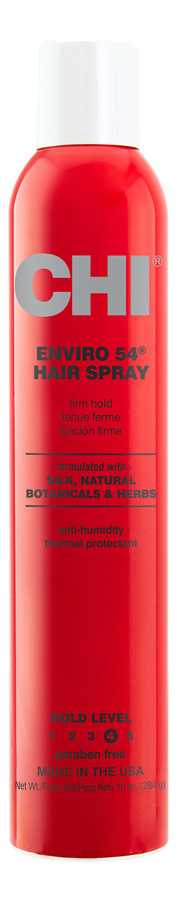 

Лак для волос сильной фиксации 54 Enviro Hair Spray Firm Hold: Лак 284г, Лак для волос сильной фиксации 54 Enviro Hair Spray Firm Hold