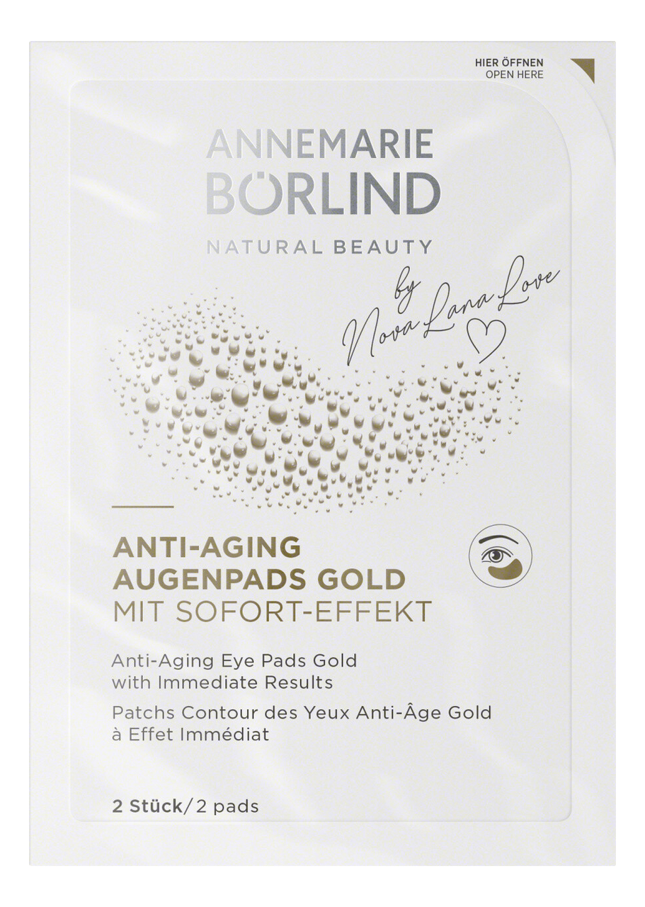 

Восстанавливающие патчи для кожи вокруг глаз с золотом Anti-Aging Augenpads Mit Sofort-Effekt: Патчи 6*2шт, Восстанавливающие патчи для кожи вокруг глаз с золотом Anti-Aging Augenpads Mit Sofort-Effekt