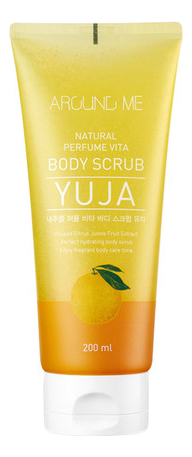 Скраб для тела Around Me Natural Perfume Vita Body Scrub Yuja 200мл