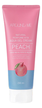 Крем-гель для тела Around Me Natural Perfume Vita Aqua Gel Cream Peach 230мл