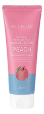 Welcos Крем-гель для тела Around Me Natural Perfume Vita Aqua Gel Cream Peach 230мл