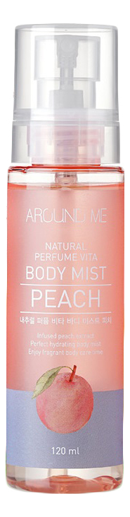 

Спрей для тела Around Me Natural Perfume Vita Body Mist Peach 120мл