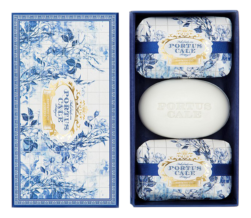 

Portus Cale Gold & Blue: мыло 3*150г, Portus Cale Gold & Blue