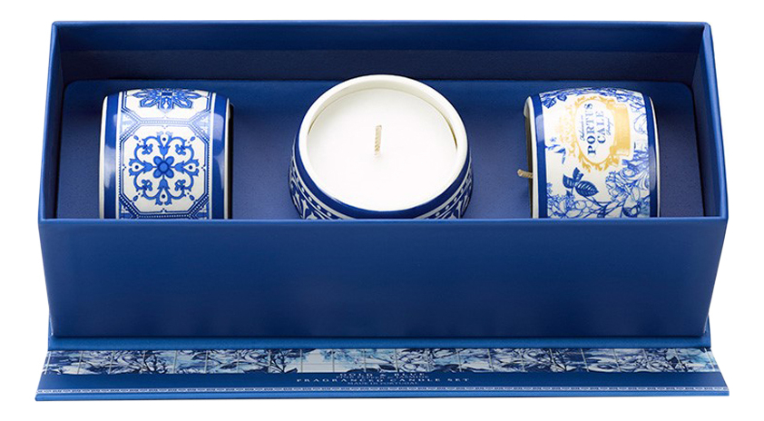 

Portus Cale Gold & Blue: свечи 3*70г, Portus Cale Gold & Blue