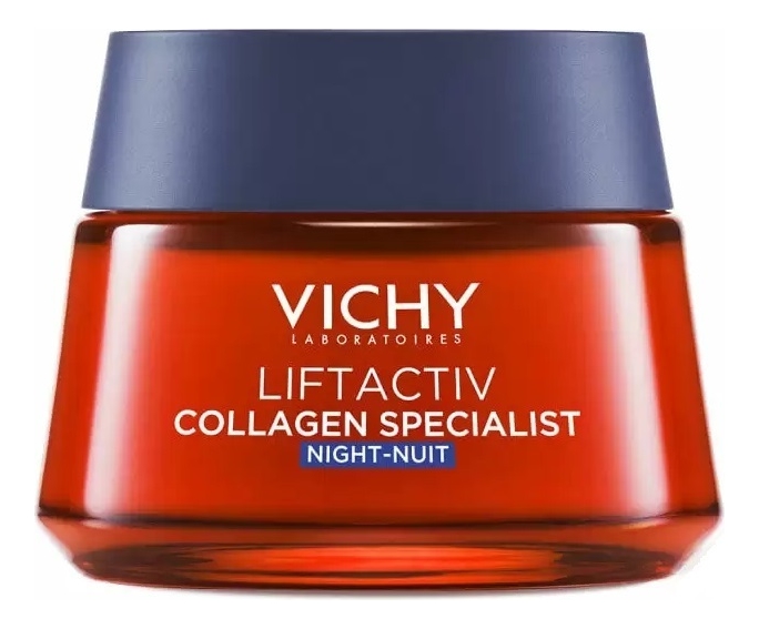 Ночной крем для лица с коллагеном Liftactiv Collagen Specialist Nuit 50мл ночной крем для лица с коллагеном liftactiv collagen specialist nuit 50мл