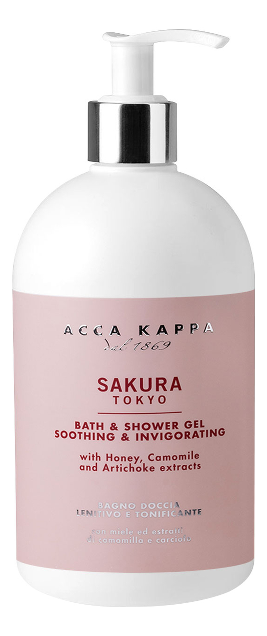 Купить Гель для душа Sakura Tokyo Bath & Shower Gel 500мл, Гель для душа Sakura Tokyo Bath & Shower Gel 500мл, Acca Kappa