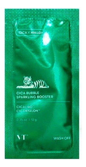 Пузырьковая маска для лица Cica Bubble Sparkling Booster: Маска 10г