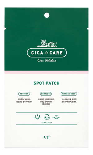 

Патчи против акне Cica Spot Patch: Патчи 12шт, Патчи против акне Cica Spot Patch