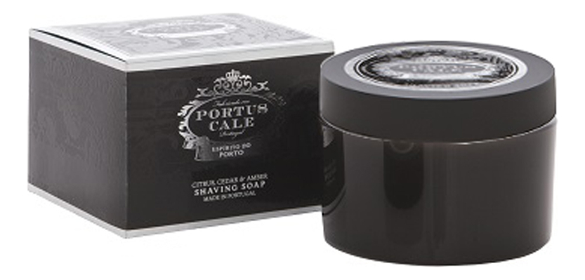 

Portus Cale Black Edition: мыло для бритья 155г, Portus Cale Black Edition
