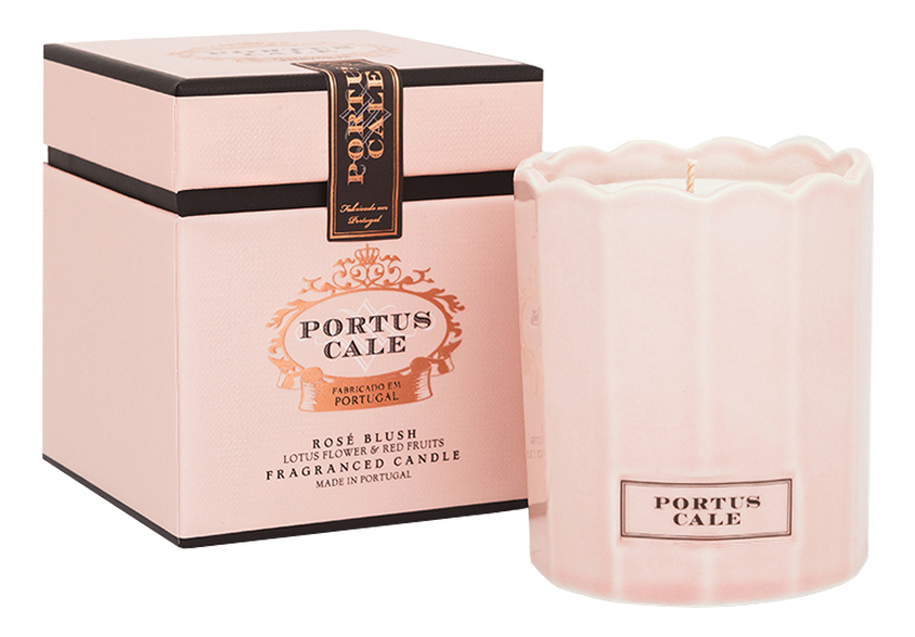 Portus Cale Rose Blush: свеча 150г в подарочной коробке