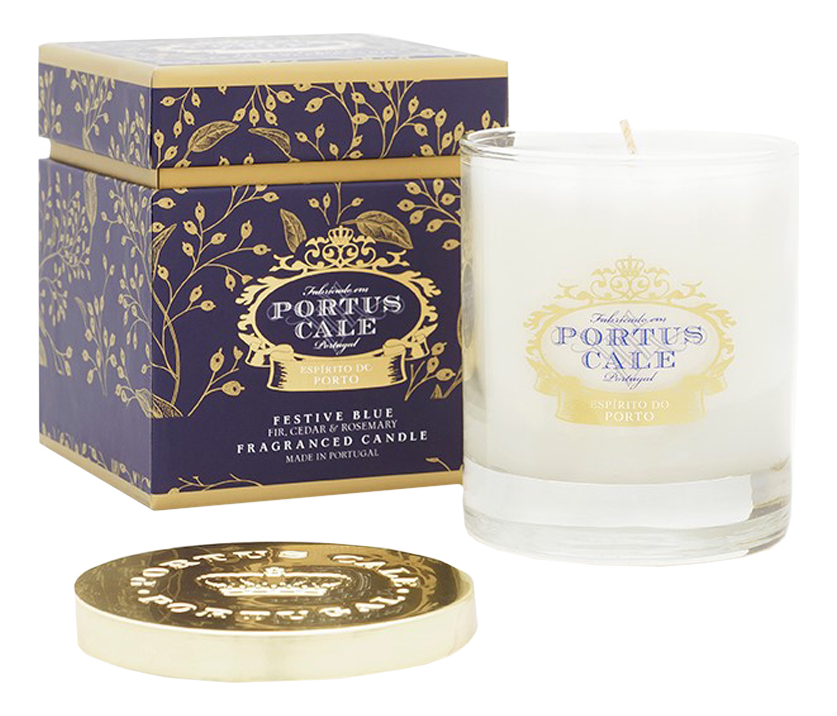 

Ароматическая свеча Festive Blue: свеча в подарочной коробке, Ароматическая свеча Festive Blue