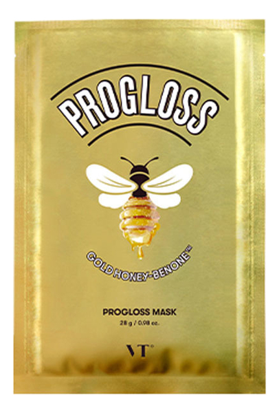 

Тканевая маска для лица с прополисом и маточным молочком Progloss Mask: Маска 28г, Тканевая маска для лица с прополисом и маточным молочком Progloss Mask