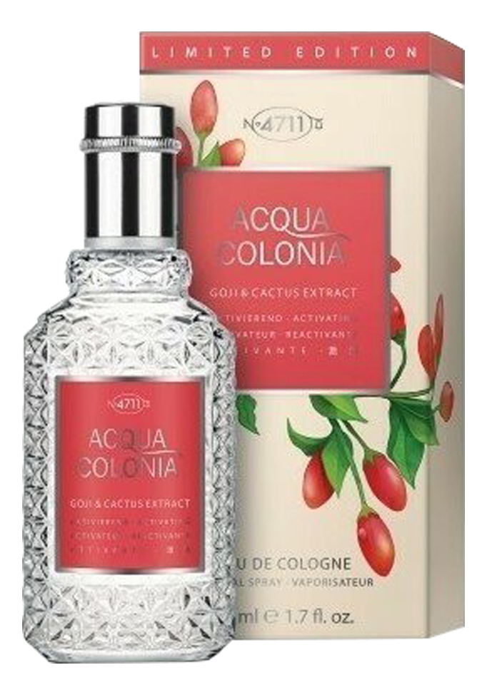 Acqua Colonia Goji & Cactus Extract: одеколон 50мл acqua colonia goji