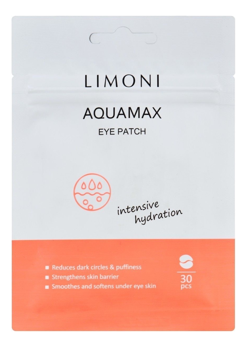 

Увлажняющие патчи для кожи вокруг глаз Aquamax Eye Patches: Патчи 30шт, Увлажняющие патчи для кожи вокруг глаз Aquamax Eye Patches