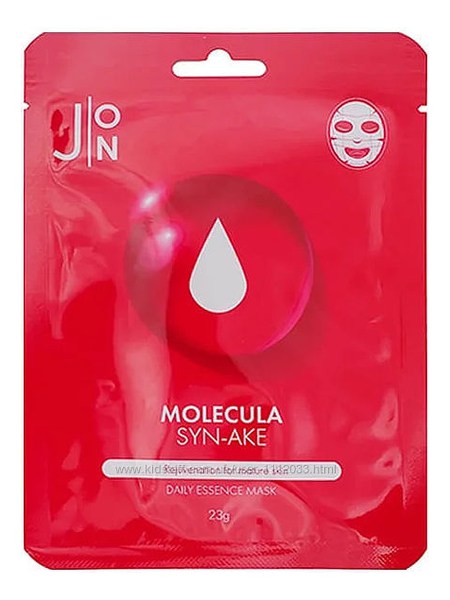 Тканевая маска для лица Molecula Syn-Ake Daily Essence Mask: Маска 23г от Randewoo