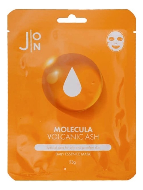 Тканевая маска для лица Molecula Volcanic Daily Essence Mask: Маска 23г