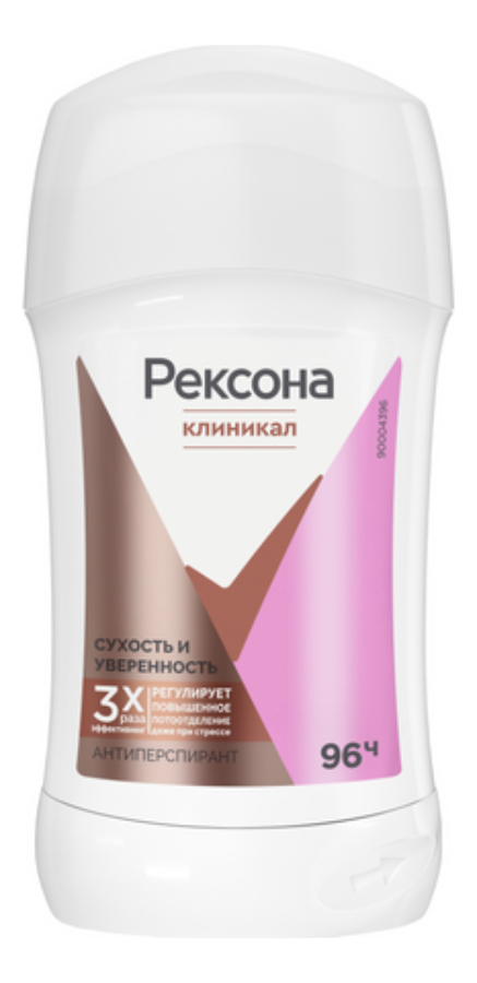 

Антиперспирант-стик Сухость и уверенность Clinical Protection 40мл