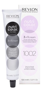 Тонирующий крем-бальзам без аммиака Nutri Color Filters 3 In 1 Cream 1002 Pale Platinum