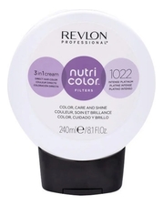 Revlon Professional Тонирующий крем-бальзам без аммиака Nutri Color Filters 3 In 1 Cream 1022 Intense Platinum