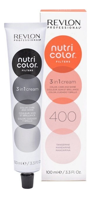 

Тонирующий крем-бальзам без аммиака Nutri Color Filters 3 In 1 Cream 400 Tangerine: Крем-бальзам 100мл, Тонирующий крем-бальзам без аммиака Nutri Color Filters 3 In 1 Cream 400 Tangerine