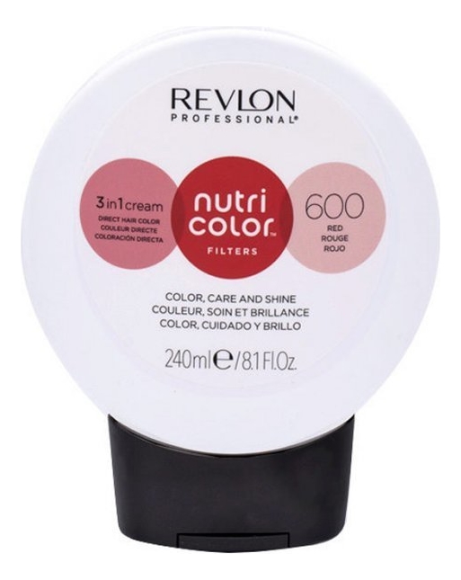 

Тонирующий крем-бальзам без аммиака Nutri Color Filters 3 In 1 Cream 600 Red: Крем-бальзам 240мл, Тонирующий крем-бальзам без аммиака Nutri Color Filters 3 In 1 Cream 600 Red