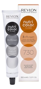 Тонирующий крем-бальзам без аммиака Nutri Color Filters 3 In 1 Cream 730 Golden Blonde