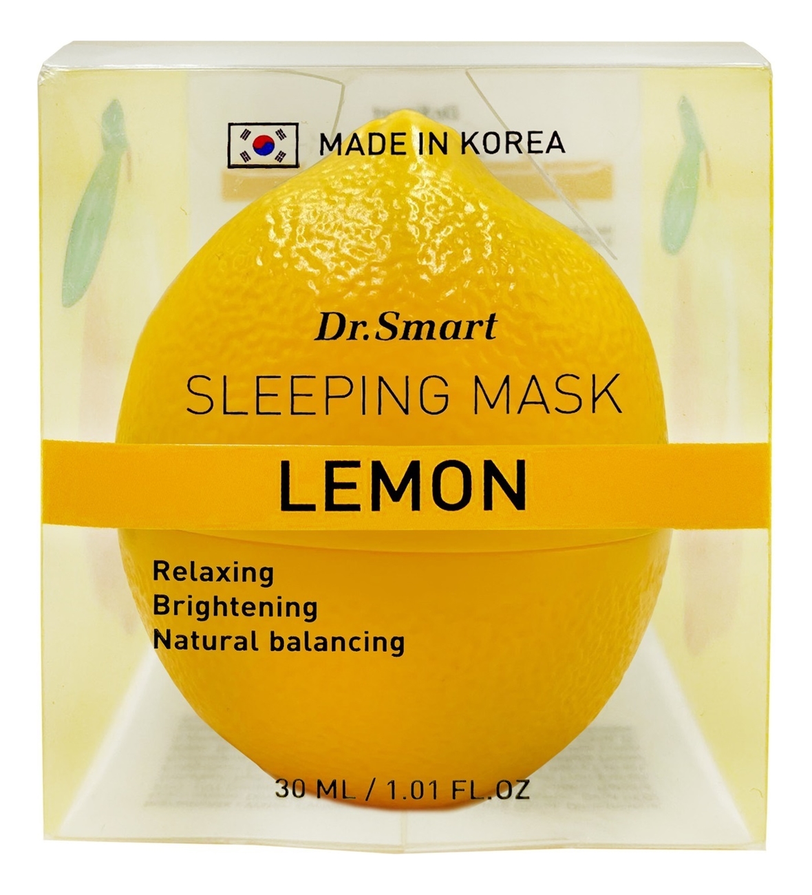 Ночная крем-маска с экстрактом лимона Dr. Smart Sleeping Mask Lemon 30мл