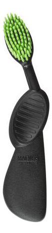 

Зубная щетка для левшей с резиновой ручкой Toothbrush Flex Brush Black/Green SLB-057