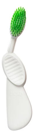 

Зубная щетка для правшей с резиновой ручкой Toothbrush Flex Brush White/Green SRB-074